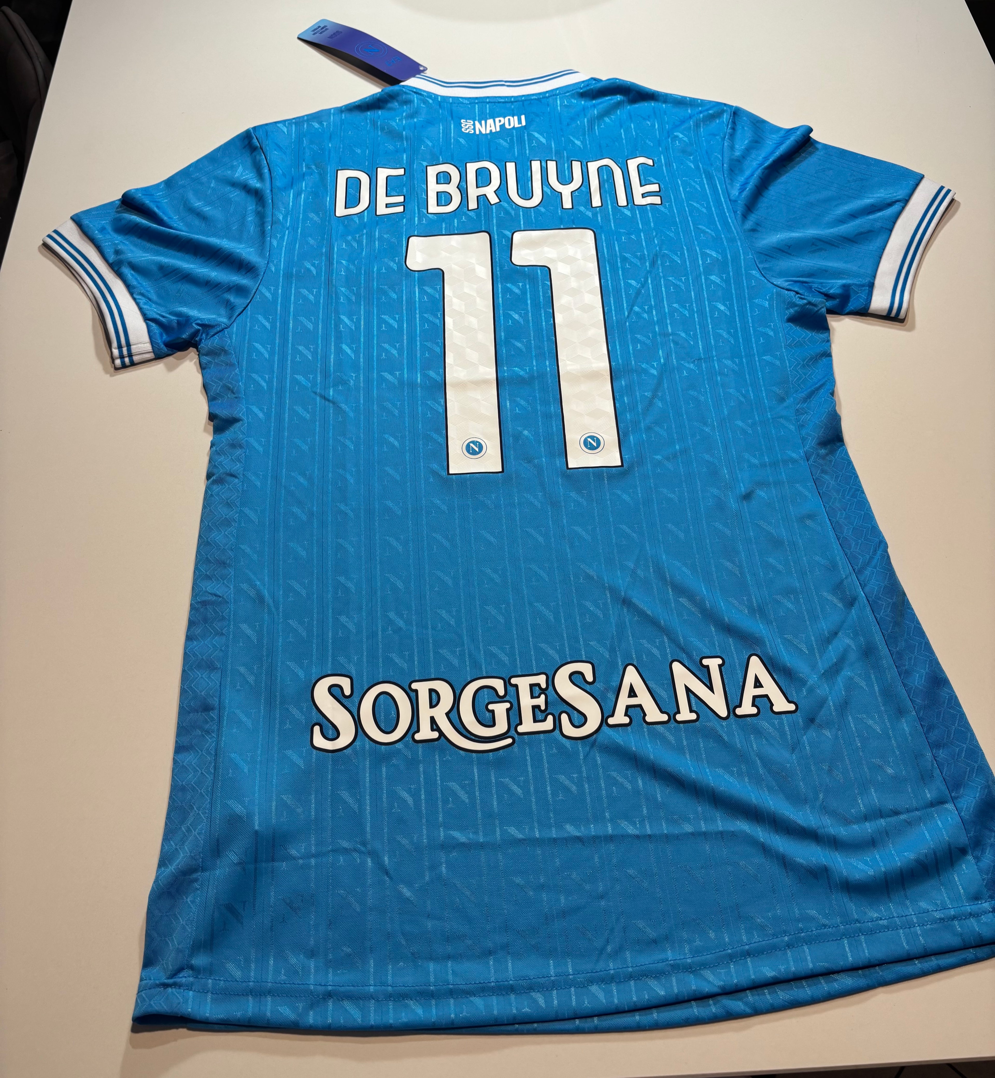 Maglia Home Napoli 2025/26 – Kevin De Bruyne #11