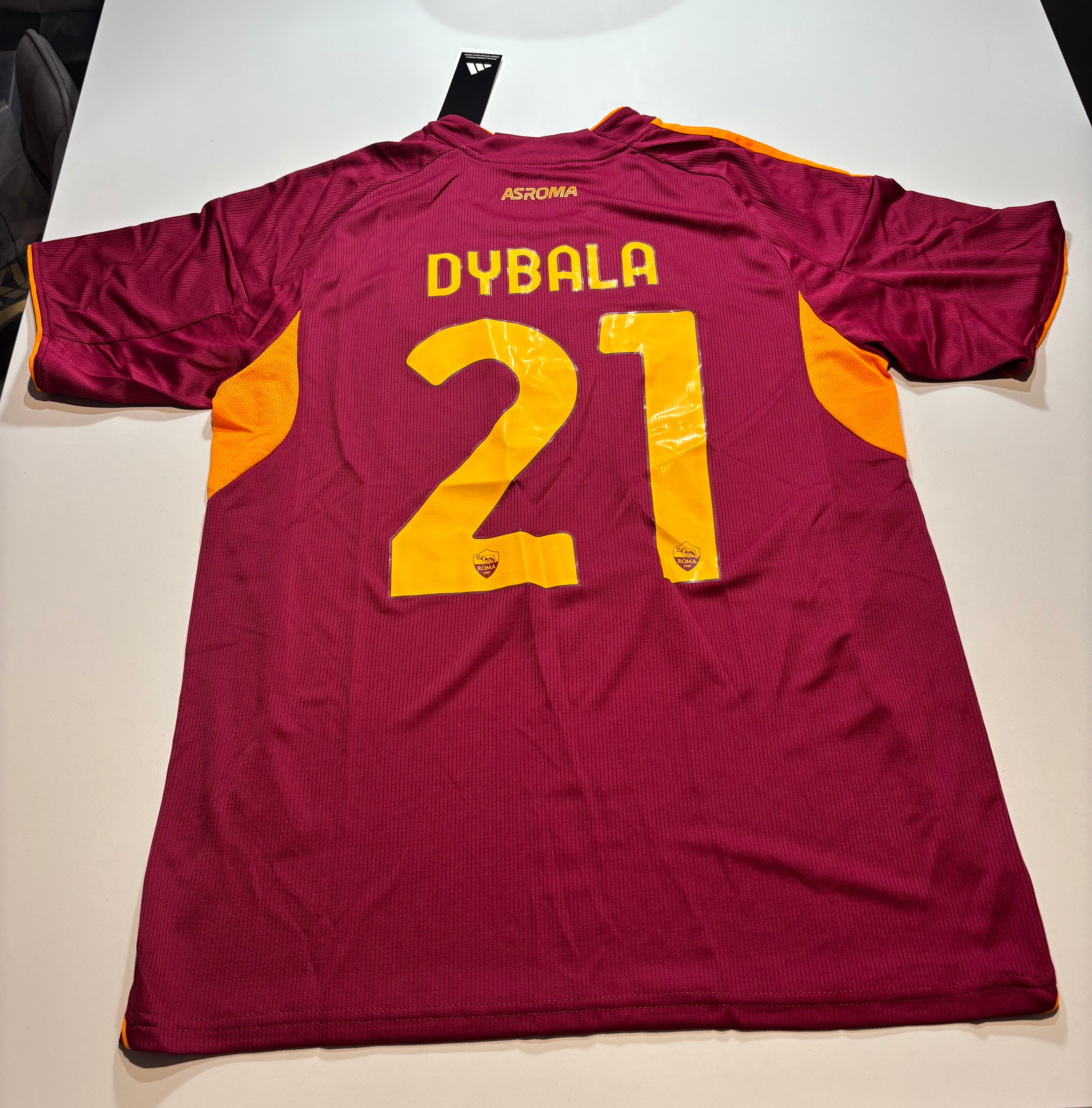 Maglia Home Roma 2025/26 – Paulo Dybala #21
